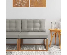 Lauko Vidurinis Sofa Kietasis akacijos medis ir Textilene