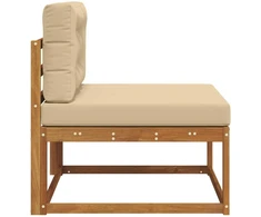 Lauko Vidurinis Sofa Natūrali