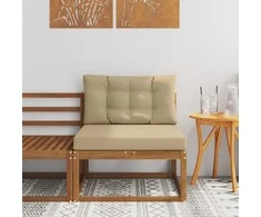 Lauko Vidurinis Sofa Natūrali