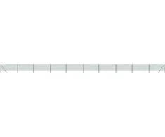 Vielinė tinklinė tvora, žalia, 0,8x25m, galvanizuotas plienas