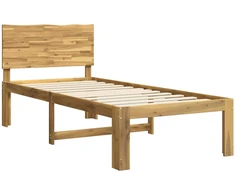 Viengulė lova su galvūgaliu ROSTOCK Balta 90 x 190 cm
