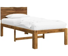 Viengulė lova su galvūgaliu ROSTOCK Natūrali 75 x 190 cm