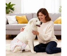 Vienkartinė šuniukų sauskelnė patelėms 30 pcs Baltas XL