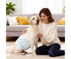 Vienkartinės vyrų šunų sauskelnės 30 pcs Baltas L