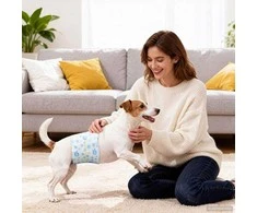 Vienkartinės vyrų šunų sauskelnės 50 pcs Baltas XS