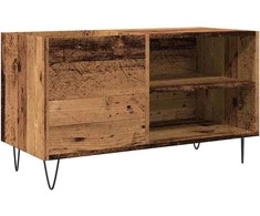 Vinilinių plokštelių spintelė, medienos, 84,5x38x48cm, mediena
