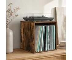 Vinilo albumų dėžė 2 vnt. Dūminio ąžuolo 37 x 36,5 x 38 cm