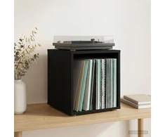 Vinilo albumų dėžė 2 vnt. Juodojo ąžuolo 37 x 36,5 x 38 cm