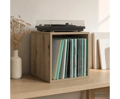 Vinilo albumų dėžė Artisano ąžuolo 37 x 36,5 x 38 cm