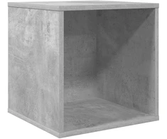 Vinilo albumų dėžė Betono pilka 37 x 36,5 x 38 cm