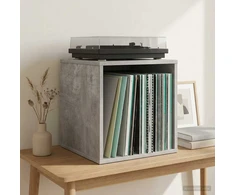 Vinilo albumų dėžė Betono pilka 37 x 36,5 x 38 cm