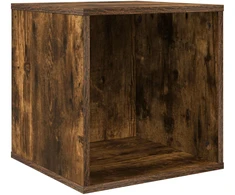 Vinilo albumų dėžė Dūminio ąžuolo 37 x 36,5 x 38 cm