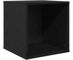Vinilo albumų dėžė Juodojo ąžuolo 37 x 36,5 x 38 cm