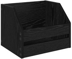 Vinilo albumų dėžė Juodojo ąžuolo 38 x 30 x 29 cm
