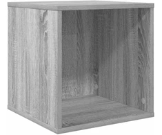 Vinilo albumų dėžė Pilka Sonoma 37 x 36,5 x 38 cm