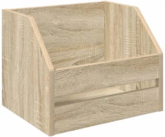 Vinilo albumų dėžė Sonoma ąžuolas 38 x 30 x 29 cm