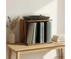 Vinilo įrašų saugojimas Sendintos medienos 42 x 33 x 36 cm