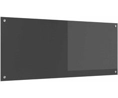 Virtuvės atbraila Tamsiai pilka 120 x 50 cm grūdintas stiklas