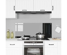 Virtuvės atbraila Juoda 120 x 50 cm grūdintas stiklas