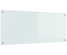 Virtuvės atbraila Balta 120 x 50 cm grūdintas stiklas