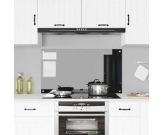 Virtuvės atbraila Juoda 110 x 60 cm grūdintas stiklas