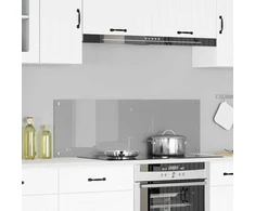 Virtuvės atbraila Šviesiai pilka 120 x 40 cm grūdintas stiklas