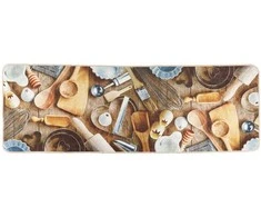Virtuvės kilimas, įvairių spalvų, 60x180cm, plaunamas