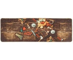 Virtuvės kilimas, įvairių spalvų, 60x180cm, plaunamas