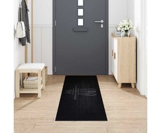 Virtuvės kilimas Juoda 300 x 60 cm Aksomas