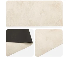 Virtuvės kilimas kreminis betonas 300 x 60 cm 100% poliamidas