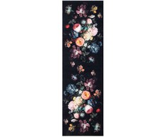 Virtuvės kilimas Juoda 300 x 60 cm Aksomas