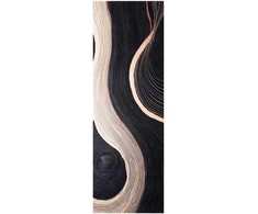 Virtuvės kilimas Juoda 180 x 60 cm Aksomas