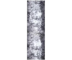Virtuvės kilimas Pilka 150 x 45 cm Aksomas