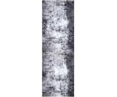 Virtuvės kilimas Pilka 180 x 60 cm Aksomas