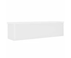 Virtuvės lentynos, sukraunamos, 2 vnt., baltas, 50x15x16cm