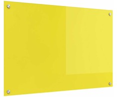 Virtuvės atbraila Geltona 90 x 60 cm grūdintas stiklas