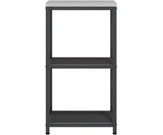 Virtuvės lentynų vienetas HATTEM Juoda 40 x 50 x 92 cm Plienas