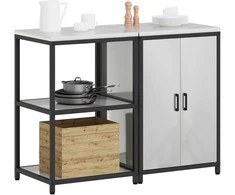Virtuvės saugojimo rinkinys HATTEM 2 pcs Sidabrinė