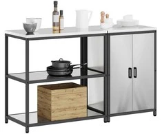Virtuvės saugojimo rinkinys 2 pcs Sidabro Nerūdijantis Plienas