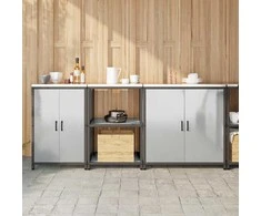 Virtuvės saugojimo rinkinys 3 pcs Sidabro Nerūdijantis Plienas