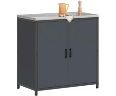 Virtuvės saugojimas HATTEM Antracito 90 x 50 x 92 cm Plienas