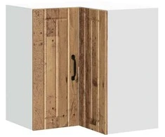 virtuvės sieninė kampinė spintelė "Lucca" Old Wood