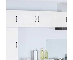 Sieninė spintelė PORTO 2 pcs Aukštai blizganti balta