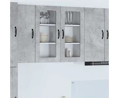 Indaplovės plokštė 2 pcs Betono pilka 40 x 31 x 80 cm