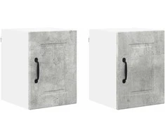 Sieninė spintelė PORTO 2 pcs Betono pilka 30 x 31 x 40 cm
