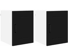 Sieninė spintelė LUCCA 2 pcs Juoda 30 x 31 x 40 cm