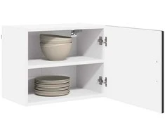 Sieninė spintelė PORTO 2 pcs Juoda 50 x 31 x 40 cm