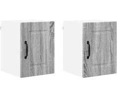 Sieninė spintelė PORTO 2 pcs Pilkas Sonoma 30 x 31 x 40 cm
