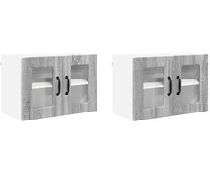Indaplovės plokštė 2 pcs Pilkas Sonoma 60 x 31 x 40 cm