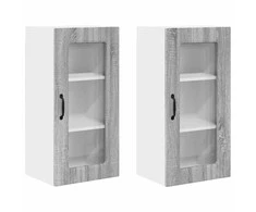 Indaplovės plokštė Kalmar 2 pcs Pilkas Sonoma 40 x 31 x 80 cm